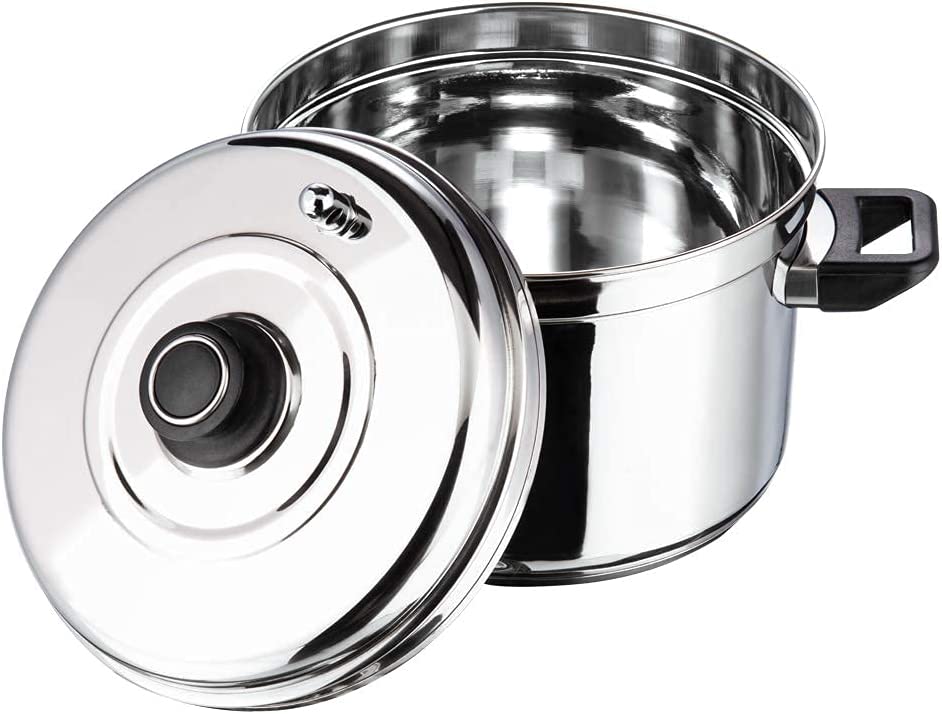 Vinod Stainless Steel Multi Cooker (4 x Idli Plates and 4x Dhokla Plates)- 4 Rack
