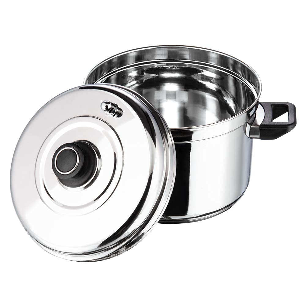 Vinod Stainless Steel Multi Cooker (4 x Idli Plates and 4x Dhokla Plates)- 4 Rack