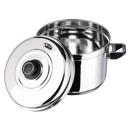 Vinod Stainless Steel Multi Cooker (4 x Idli Plates and 4x Dhokla Plates)- 4 Rack