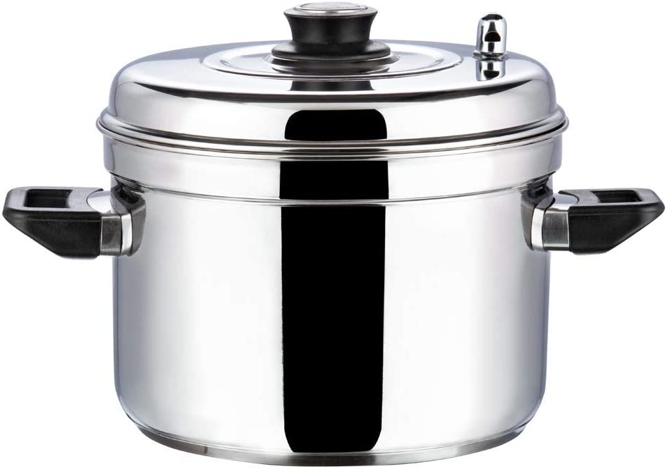 Vinod Stainless Steel Multi Cooker (4 x Idli Plates and 4x Dhokla Plates)- 4 Rack