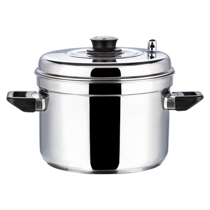 Vinod Stainless Steel Multi Cooker (4 x Idli Plates and 4x Dhokla Plates)- 4 Rack