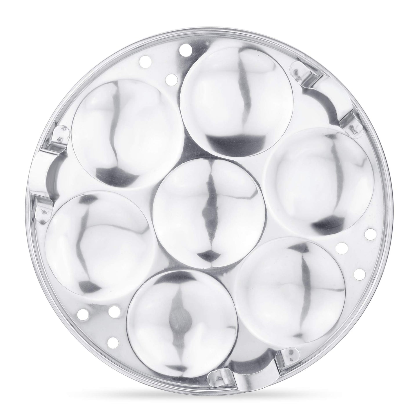 Vinod Stainless Steel Multi Cooker (4 x Idli Plates and 4x Dhokla Plates)- 4 Rack